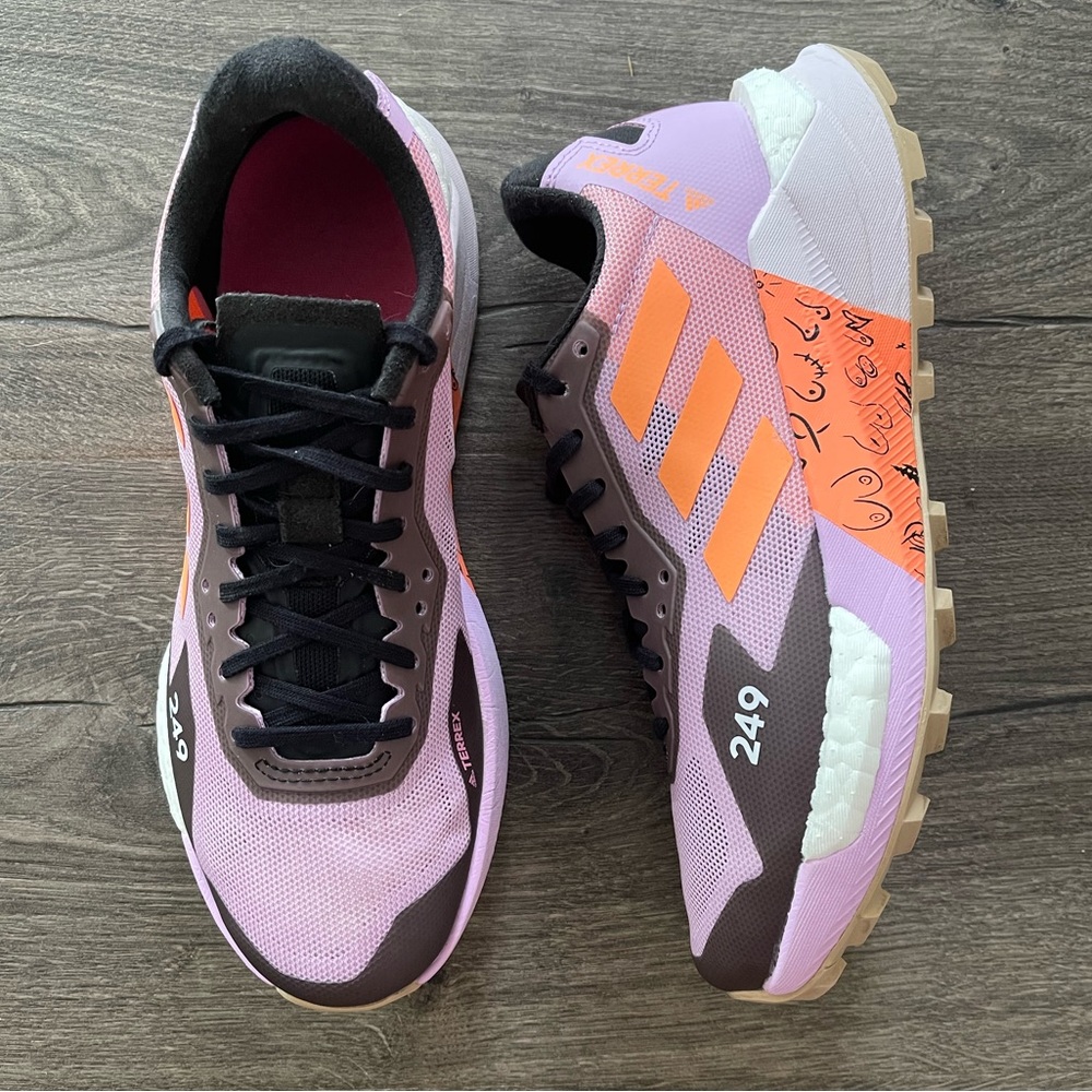 ADIDAS TERREX AGRAVIC ULTRA BCA TRAIL RUNNING SHOES women’s size 5